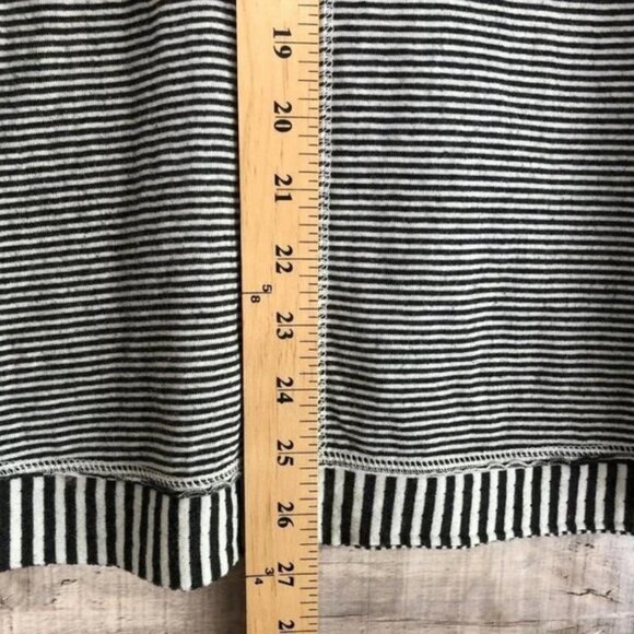 Anthropologie Maeve Tunic Size Small Striped Stretch Knit Turtleneck - Picture 7 of 8
